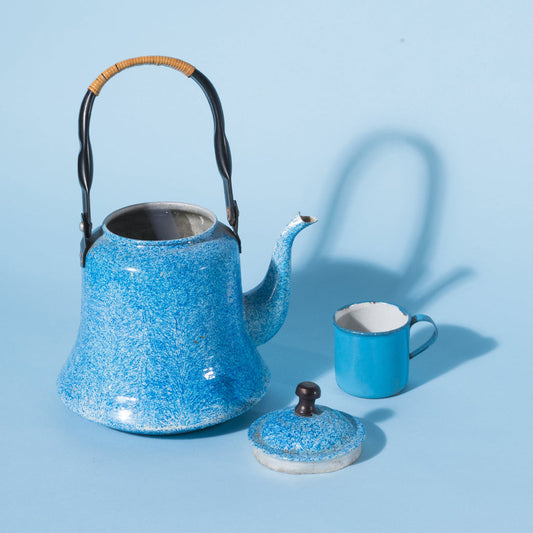 Blue Kettle and Mug